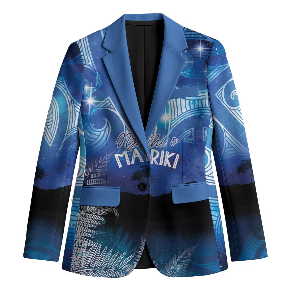 NZ Maori Matariki Scenery Blazer Galaxy Sky