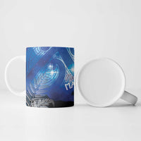 NZ Maori Matariki Scenery Ceramic Mug Galaxy Sky
