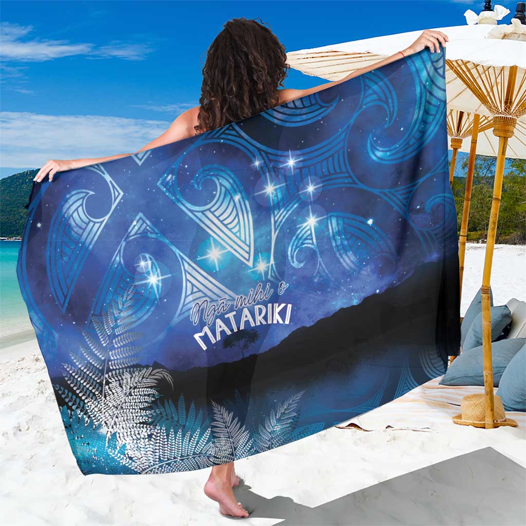NZ Maori Matariki Scenery Sarong Galaxy Sky