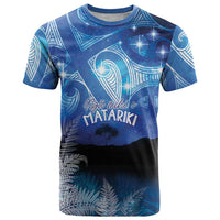 NZ Maori Matariki Scenery T Shirt Galaxy Sky