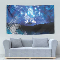 NZ Maori Matariki Scenery Tapestry Galaxy Sky
