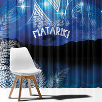 NZ Maori Matariki Scenery Window Curtain Galaxy Sky