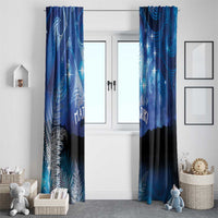 NZ Maori Matariki Scenery Window Curtain Galaxy Sky