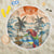 Christmas In July - Hawaii Retro Beach Blanket Lost In Parrot-dise