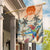 Christmas In July - Hawaii Retro Garden Flag Lost In Parrot-dise
