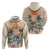 Personalized Christmas In July - Hawaii Retro Hoodie Lost In Parrot-dise
