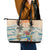 Christmas In July - Hawaii Retro Leather Tote Bag Lost In Parrot-dise