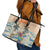 Christmas In July - Hawaii Retro Leather Tote Bag Lost In Parrot-dise