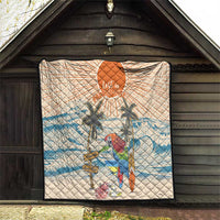 Christmas In July - Hawaii Retro Quilt Lost In Parrot-dise