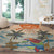 Christmas In July - Hawaii Retro Round Carpet Lost In Parrot-dise