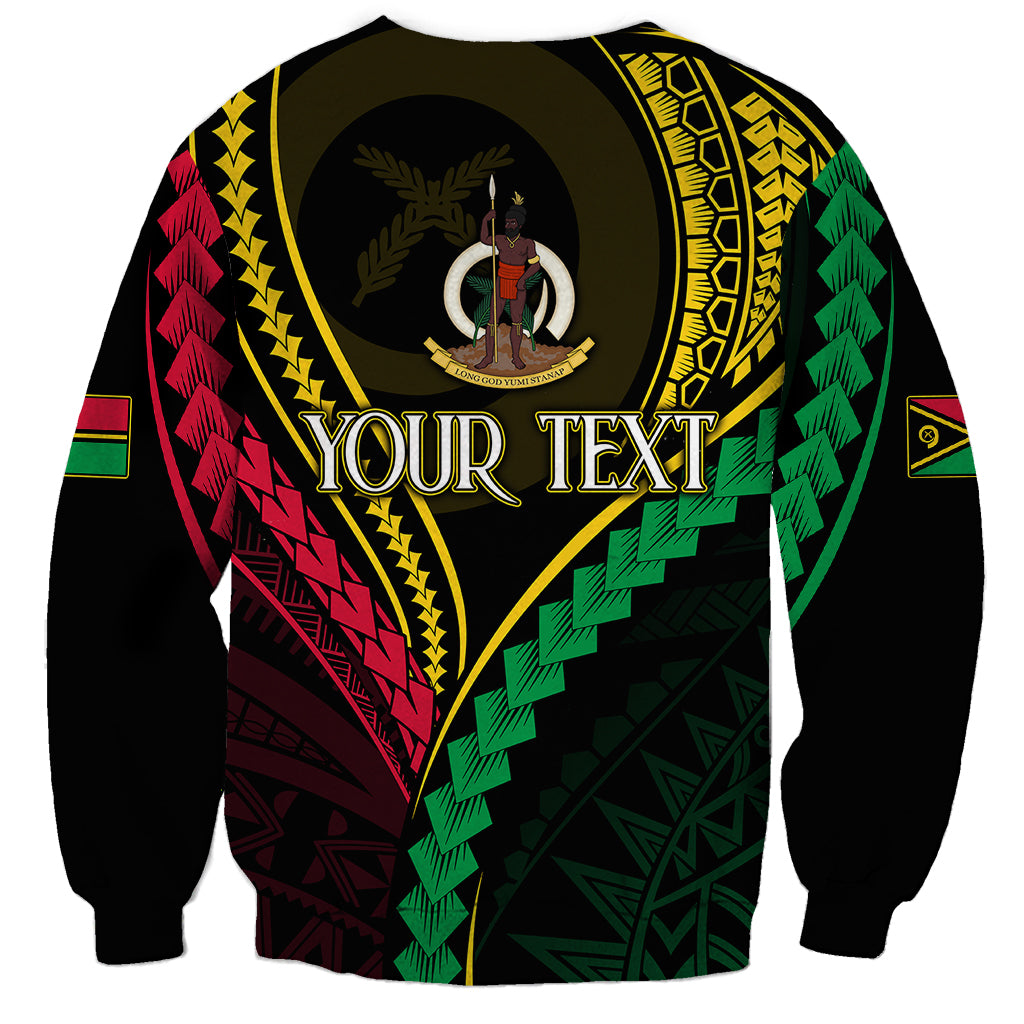 Personalised Vanuatu Sweatshirt 43rd Hapi Indipendens Long LT7 - Polynesian Pride