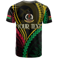 Personalised Vanuatu T Shirt 43rd Hapi Indipendens Long LT7 - Polynesian Pride
