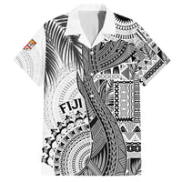 Fiji Rugby Personalised Bula Masi Family Matching Summer Maxi Dress and Hawaiian Shirt Fish Tail Kaivity Cibi - White