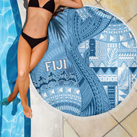 Fiji Rugby Bula Masi Beach Blanket Fish Tail Kaivity Cibi - Turquoise