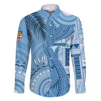 Fiji Rugby Personalised Bula Masi Family Matching Off Shoulder Maxi Dress and Hawaiian Shirt Fish Tail Kaivity Cibi - Turquoise