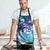 Aloha Hawaii Turtle Apron Teal Purple Ribbon - Polynesian Pride