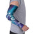Aloha Hawaii Turtle Arm Sleeves Teal Purple Ribbon - Polynesian Pride