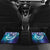 Aloha Hawaii Turtle Car Mats Teal Purple Ribbon - Polynesian Pride