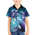 Aloha Hawaii Turtle Hawaiian Shirt Teal Purple Ribbon - Polynesian Pride