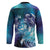 Aloha Hawaii Turtle Hockey Jersey Teal Purple Ribbon - Polynesian Pride
