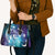 Aloha Hawaii Turtle Leather Bag Teal Purple Ribbon - Polynesian Pride