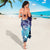 Aloha Hawaii Turtle Sarong Teal Purple Ribbon - Polynesian Pride