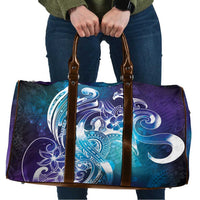 Aloha Hawaii Turtle Travel Bag Teal Purple Ribbon - Polynesian Pride