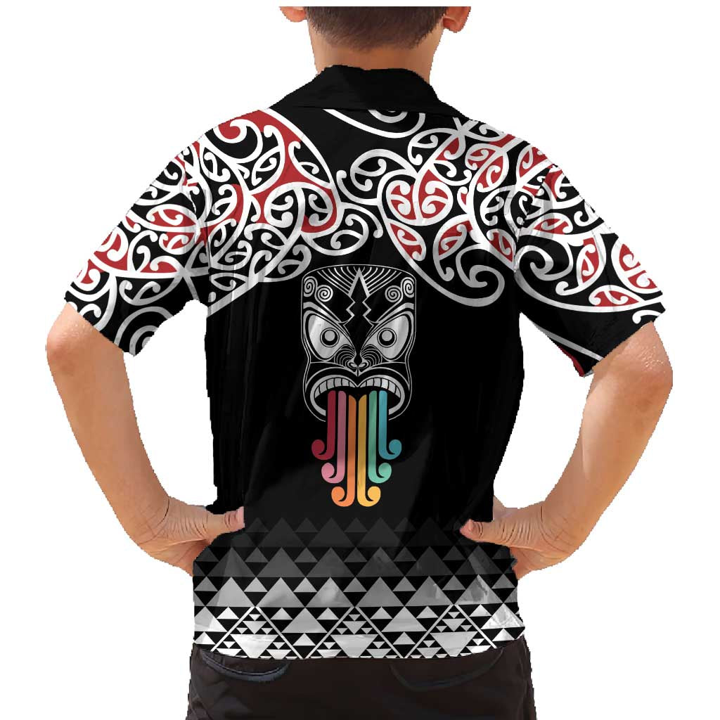 Kia Kaha Te Reo Maori Family Matching Mermaid Dress and Hawaiian Shirt 50 Years Mo Ake Tonu Te Reo LT7 - Polynesian Pride