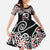 Kia Kaha Te Reo Maori Family Matching Off Shoulder Maxi Dress and Hawaiian Shirt 50 Years Mo Ake Tonu Te Reo - Polynesian Pride