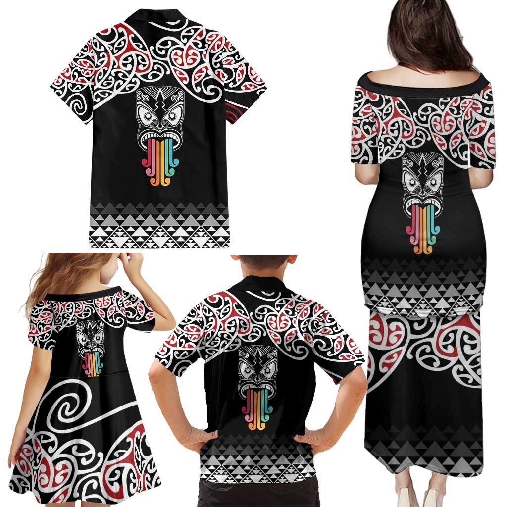 Kia Kaha Te Reo Maori Family Matching Puletasi and Hawaiian Shirt 50 Years Mo Ake Tonu Te Reo LT7 - Polynesian Pride