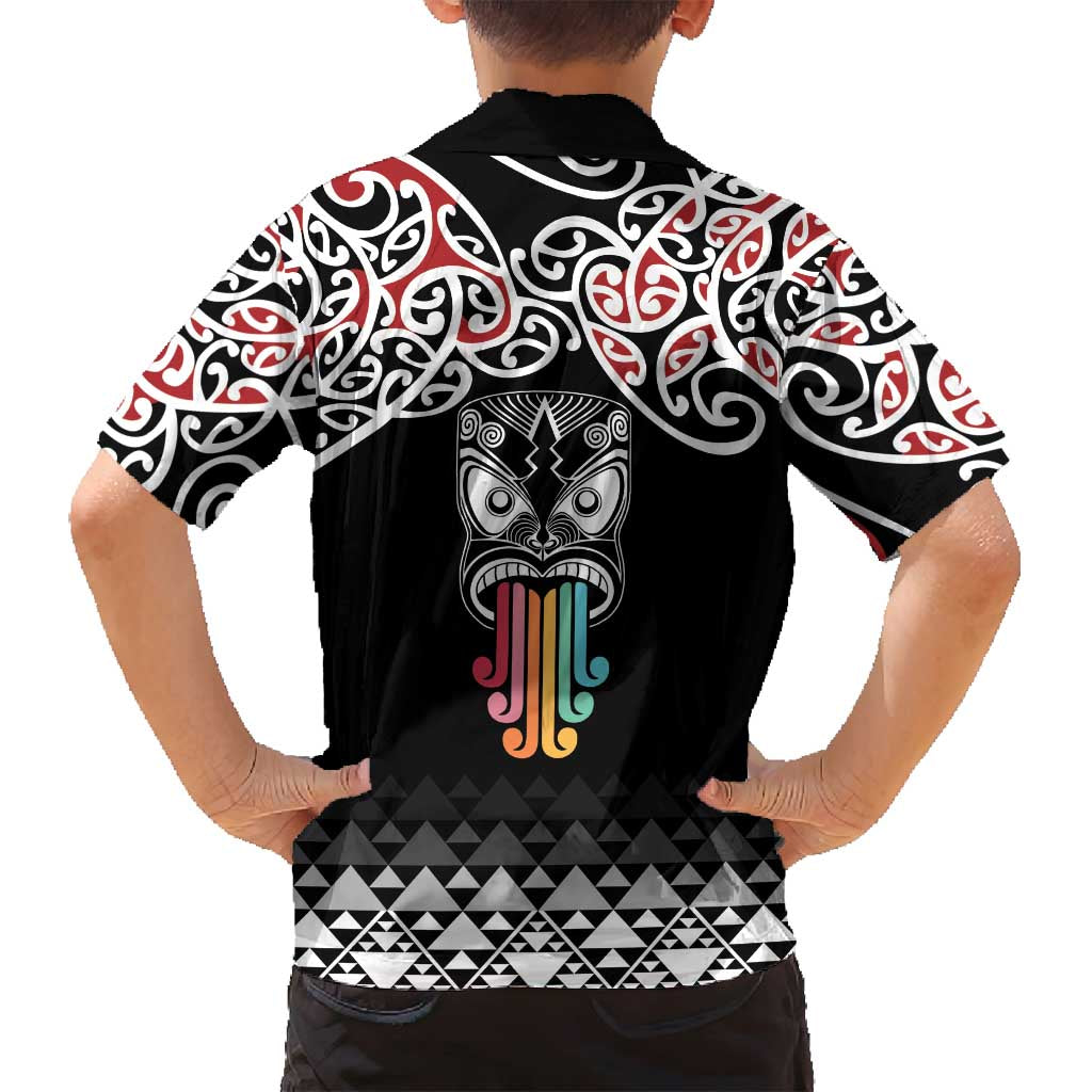Kia Kaha Te Reo Maori Family Matching Tank Maxi Dress and Hawaiian Shirt 50 Years Mo Ake Tonu Te Reo LT7 - Polynesian Pride