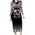 Kia Kaha Te Reo Maori Long Sleeve Bodycon Dress 50 Years Mo Ake Tonu Te Reo - Polynesian Pride