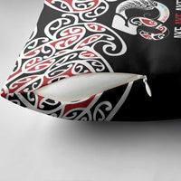 Kia Kaha Te Reo Maori Pillow Cover 50 Years Mo Ake Tonu Te Reo LT7 - Polynesian Pride