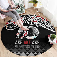 Kia Kaha Te Reo Maori Round Carpet 50 Years Mo Ake Tonu Te Reo LT7 - Polynesian Pride