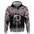 Kia Kaha Te Reo Maori Zip Hoodie 50 Years Mo Ake Tonu Te Reo - Polynesian Pride