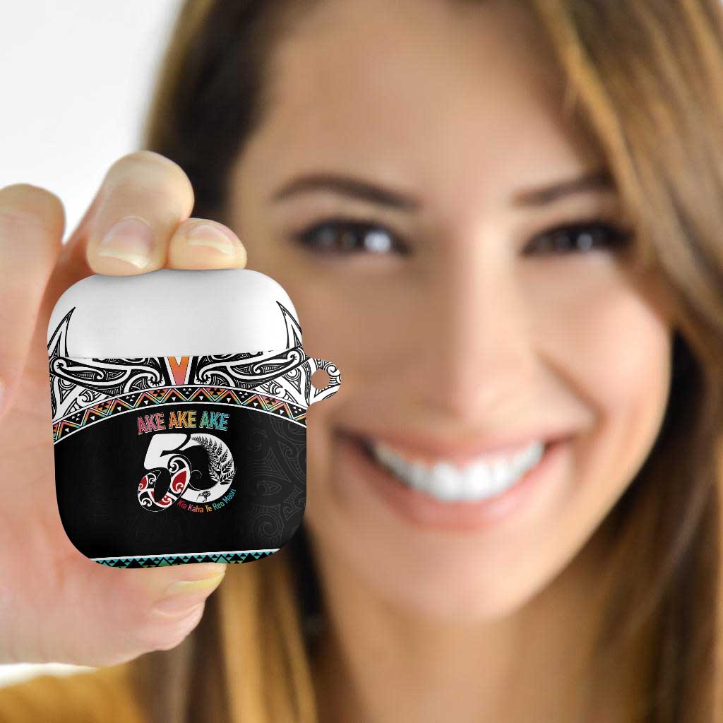 50 Years Kia Kaha Te Reo Maori AirPods Case Ake Ake Ake! - Polynesian Pride