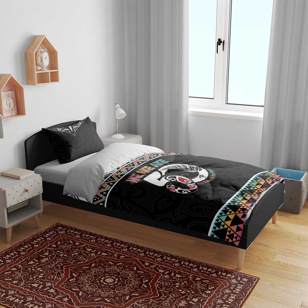 50 Years Kia Kaha Te Reo Maori Bedding Set Ake Ake Ake! - Polynesian Pride