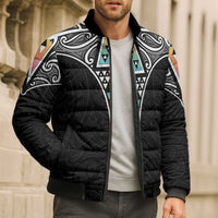 50 Years Kia Kaha Te Reo Maori Bomber Puffer Jacket Ake Ake Ake! - Polynesian Pride