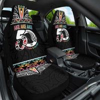 50 Years Kia Kaha Te Reo Maori Car Seat Cover Ake Ake Ake! LT7 One Size White - Polynesian Pride