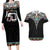 50 Years Kia Kaha Te Reo Maori Couples Matching Long Sleeve Bodycon Dress and Hawaiian Shirt Ake Ake Ake! - Polynesian Pride