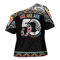 50 Years Kia Kaha Te Reo Maori Cross Shoulder Shirt Ake Ake Ake! - Polynesian Pride