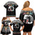 50 Years Kia Kaha Te Reo Maori Family Matching Off Shoulder Short Dress and Hawaiian Shirt Ake Ake Ake! - Polynesian Pride