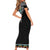 50 Years Kia Kaha Te Reo Maori Family Matching Short Sleeve Bodycon Dress and Hawaiian Shirt Ake Ake Ake! - Polynesian Pride