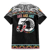 50 Years Kia Kaha Te Reo Maori Family Matching Summer Maxi Dress and Hawaiian Shirt Ake Ake Ake! LT7 - Polynesian Pride