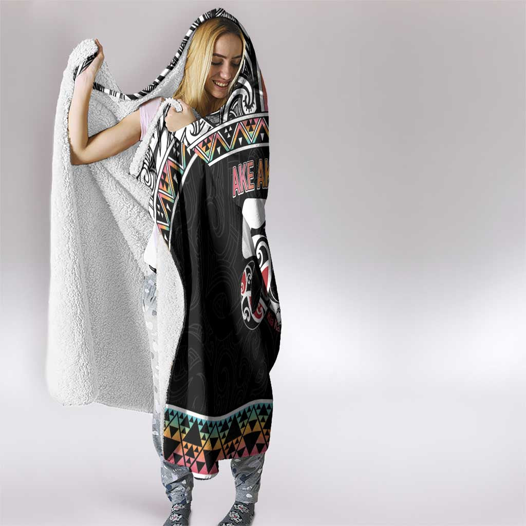 50 Years Kia Kaha Te Reo Maori Hooded Blanket Ake Ake Ake! - Polynesian Pride