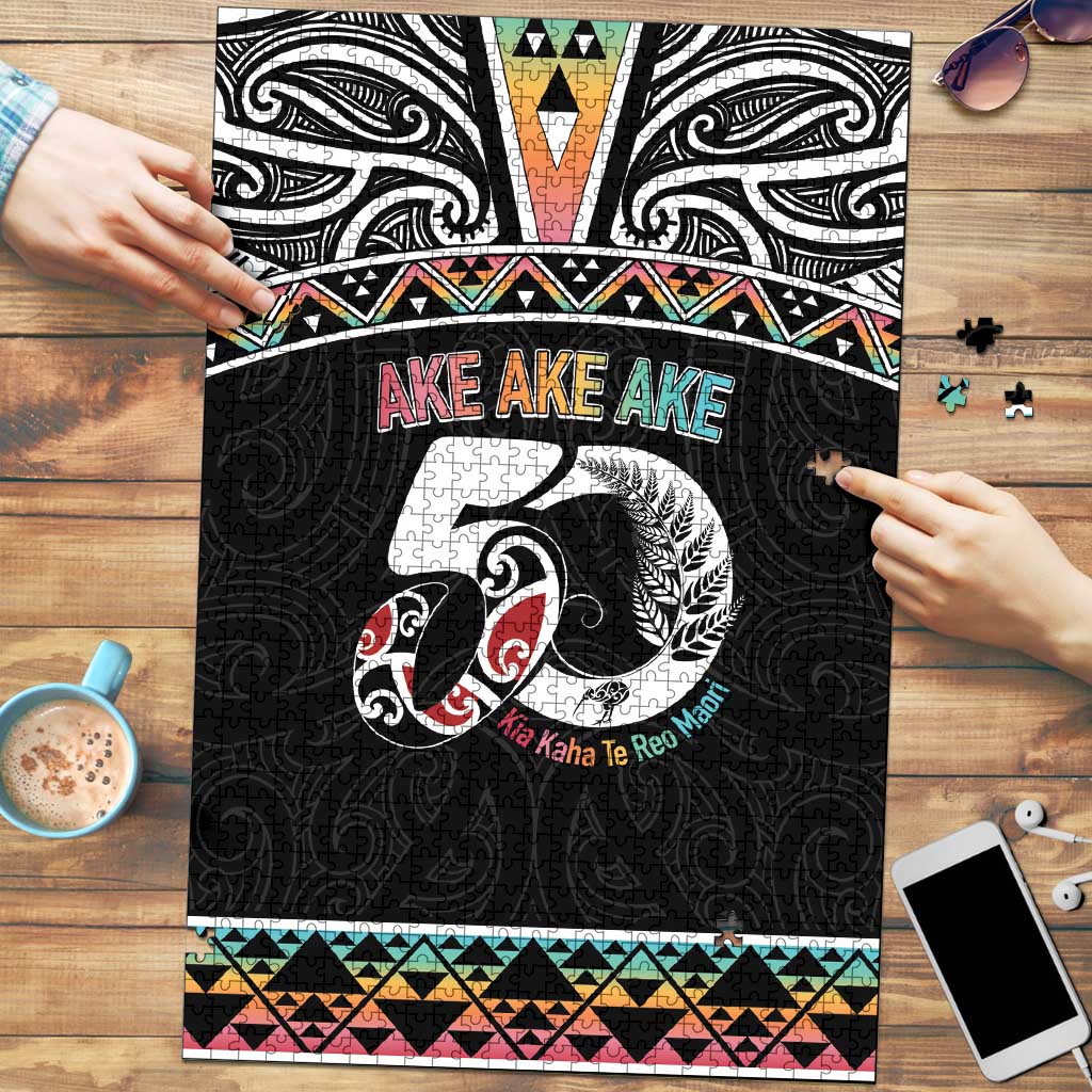 50 Years Kia Kaha Te Reo Maori Puzzle Ake Ake Ake! - Polynesian Pride