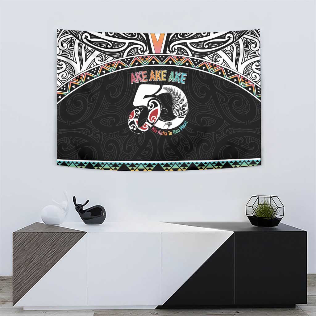 50 Years Kia Kaha Te Reo Maori Tapestry Ake Ake Ake! - Polynesian Pride