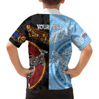 personalised-fiji-and-australia-family-matching-off-shoulder-short-dress-and-hawaiian-shirt-masi-patterns-mix-aboriginal-art