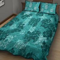 vintage-hawaii-quilt-bed-set-hibiscus-mix-hawaiian-quilt-patches-teal