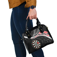 Personalised New Zealand Darts Shoulder Handbag Maori Manaia LT7 - Polynesian Pride